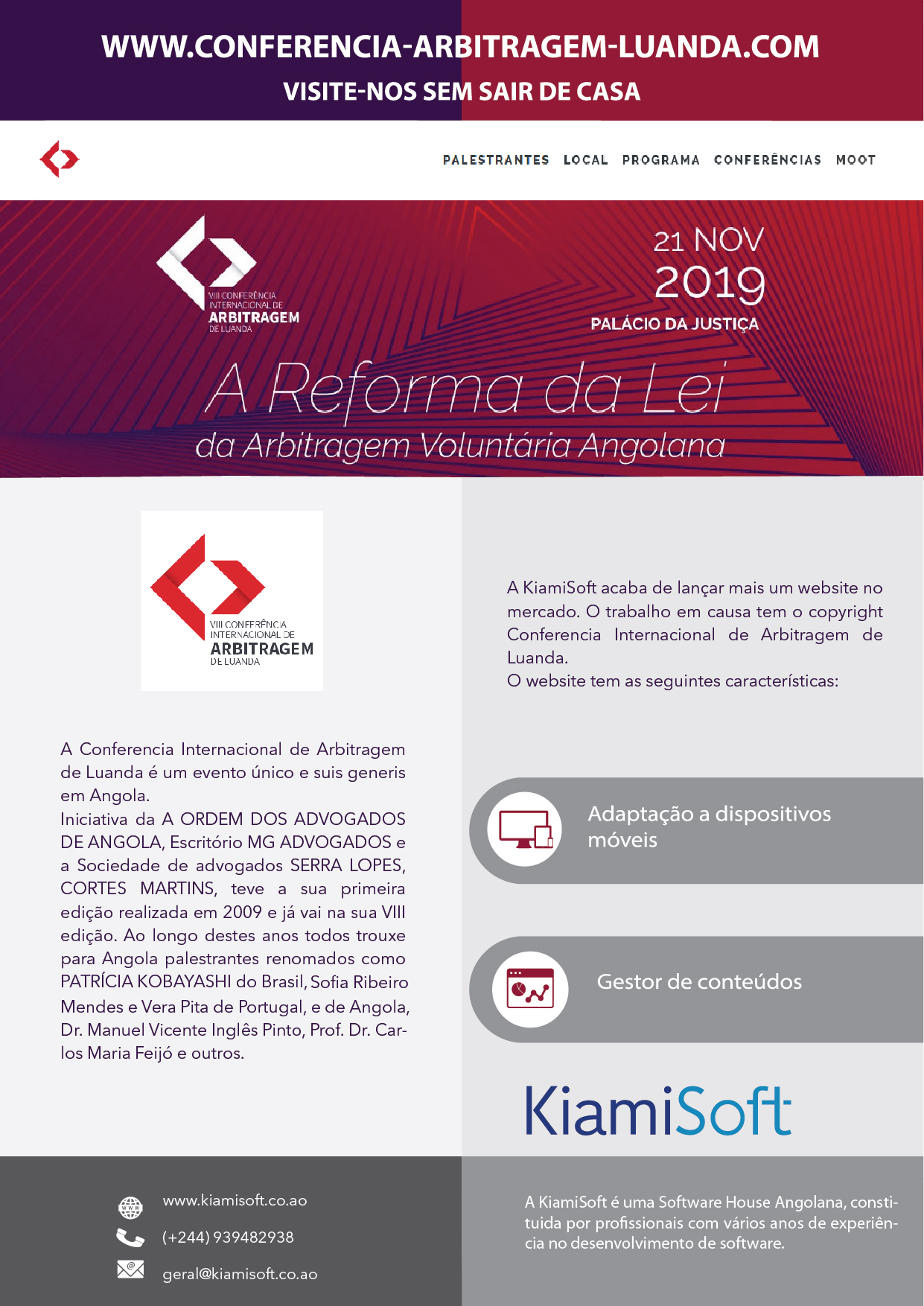 Conferência Arbitragem Luanda