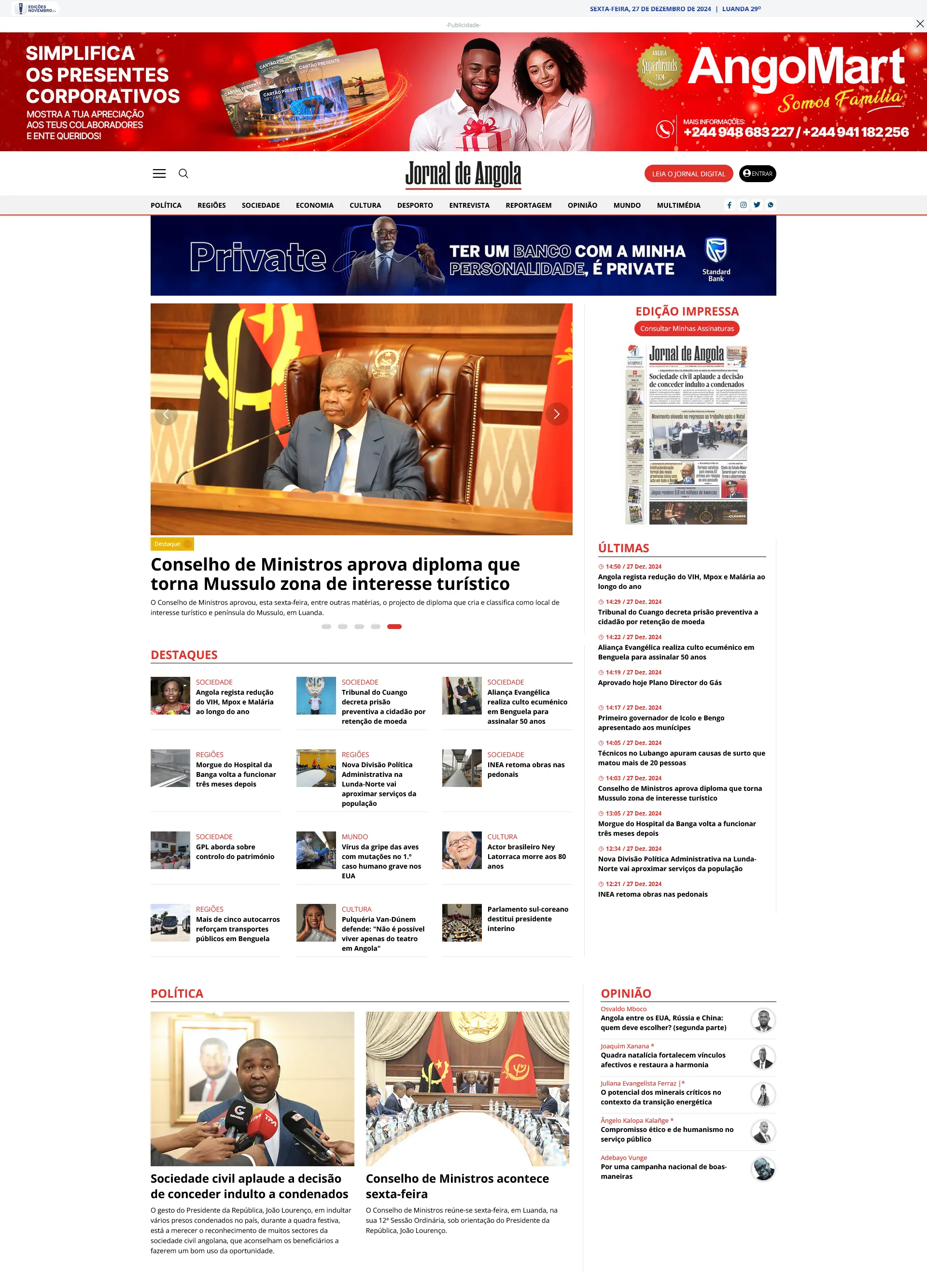 Jornal de Angola